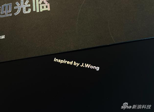 “Inspired by J.Wong”字样