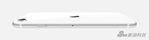 白色iPhone SE（图片来自苹果官网）